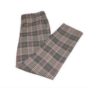 Loft Slim Pants Women's Size 8 Black, Tan, Pink, Blue, Cream Plaid
